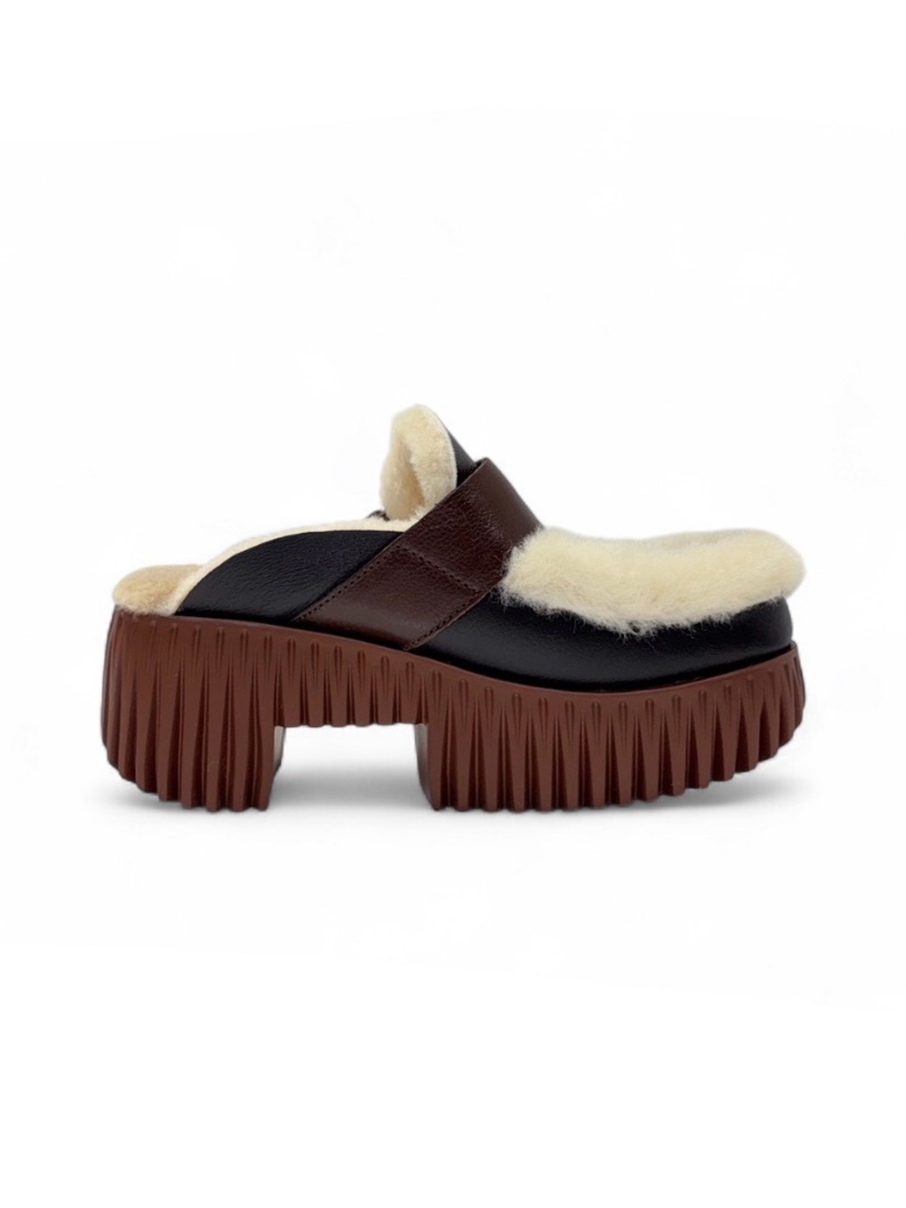 PLIA AMBER OREO heeled mules - Picture 2 of 7